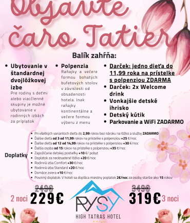 Jarné čaro Tatier (01.04.-15.06.2026)