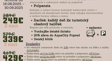Letné dobrodružstvo čaká v Tatrách (16.06. - 30.09.2026)