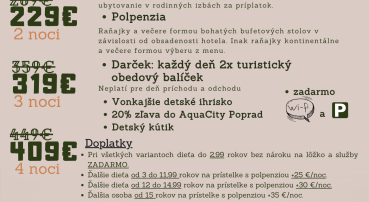 Letné dobrodružstvo čaká v Tatrách (16.06. - 30.09.2026) LAST MINUTE